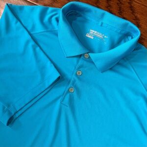 Nike Golf Men’s Polo Shirt Tour Performance Dri Fit XXL Blue